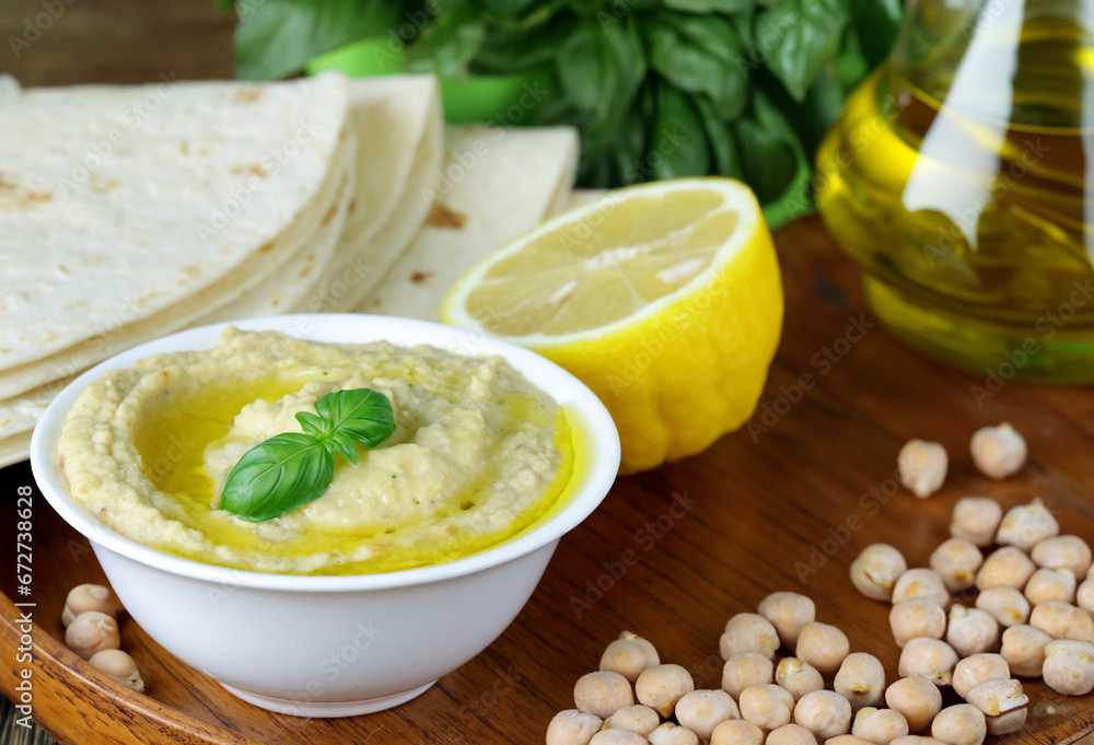 traditional chickpea dish hummus with olive oil traditional chickpea dish hummus with olive oil