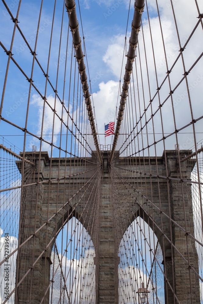 Naklejka premium Brooklyn Bridge - New York City