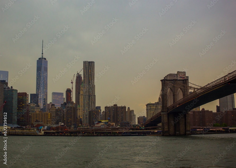 Naklejka premium Brooklyn Bridge