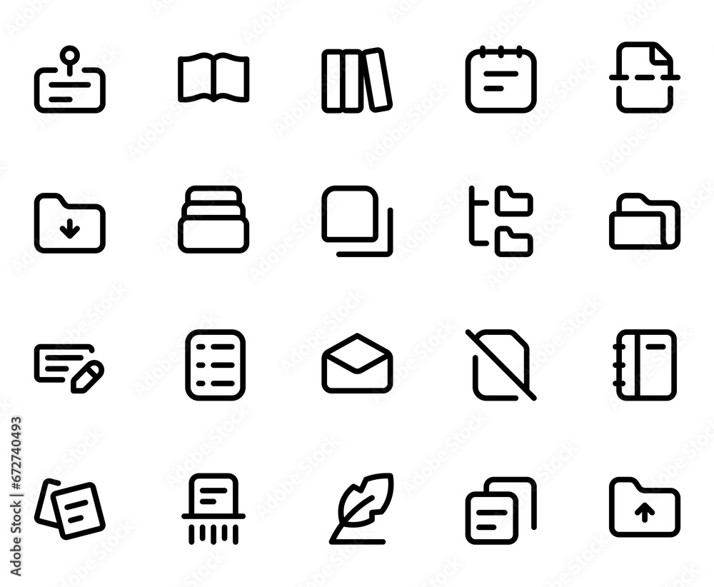 Content Line Icons