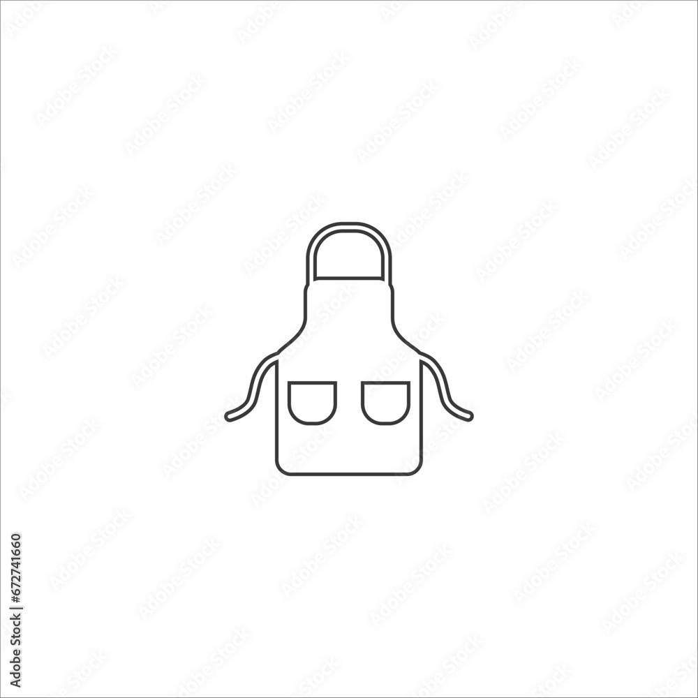 Apron icon vector sign and symbol on trendy design Apron icon vector sign and symbol on trendy design