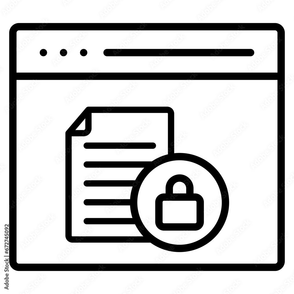 Data Protection Icon Data Protection Icon