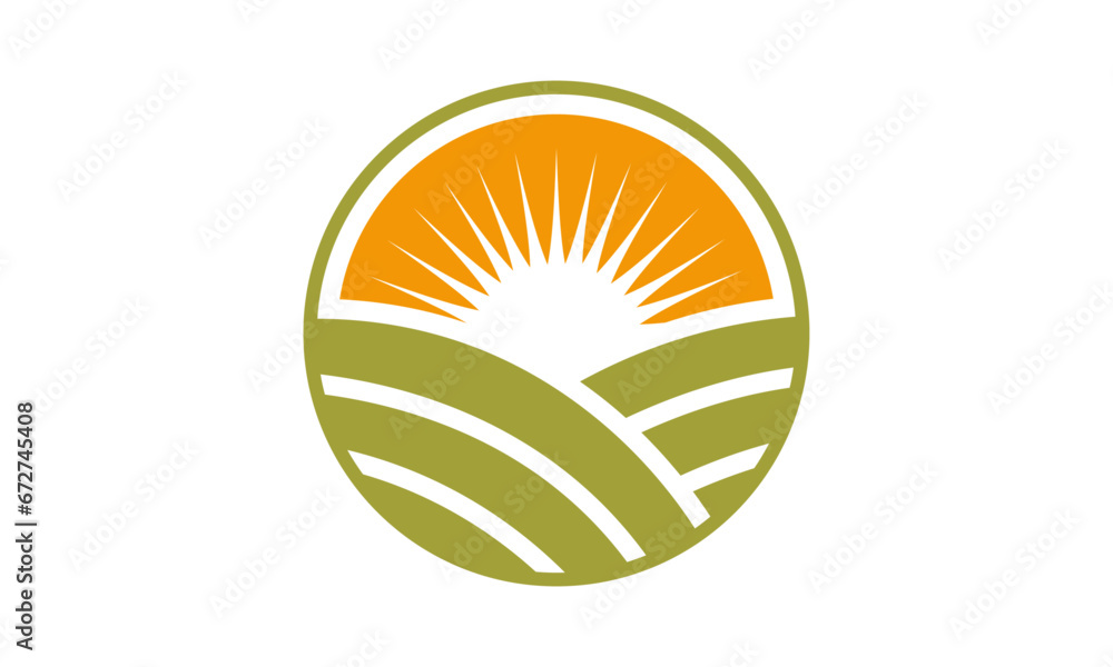 Obraz premium Farm Logo Design