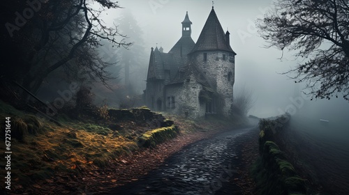 Fog-Enshrouded Castle Mystery