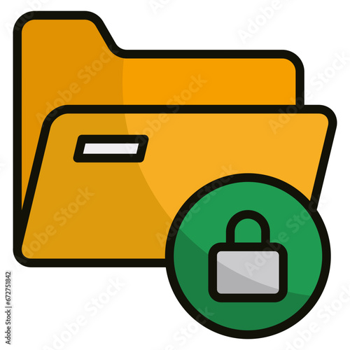 Confidential File Icon
