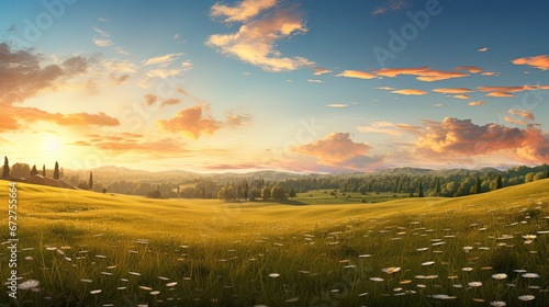 Golden Hour Meadow © selentaori
