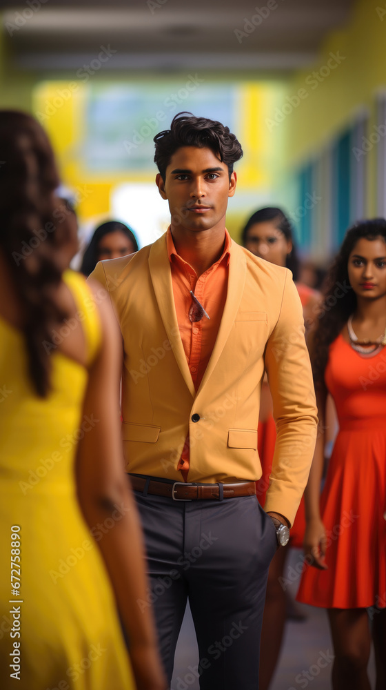 Colorful Academia: Traditional Meets Trendy at Indian College Colorful Academia: Traditional Meets Trendy at Indian College