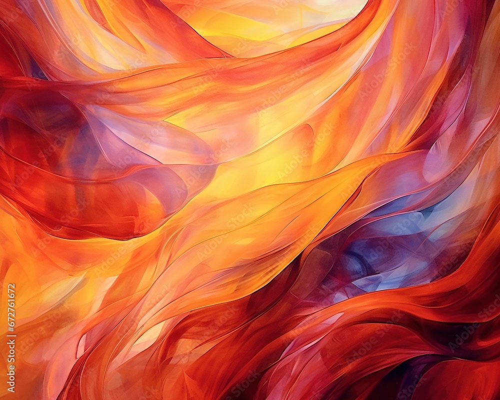Pnting with warm colors is an abstract art. Pnting with warm colors is an abstract art.
