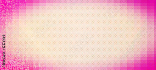 Pink widescreen background for seasonal and holidays event with copy space for text or image, Best suitable for online Ads, poster, banner, sale, celebrations and various design works