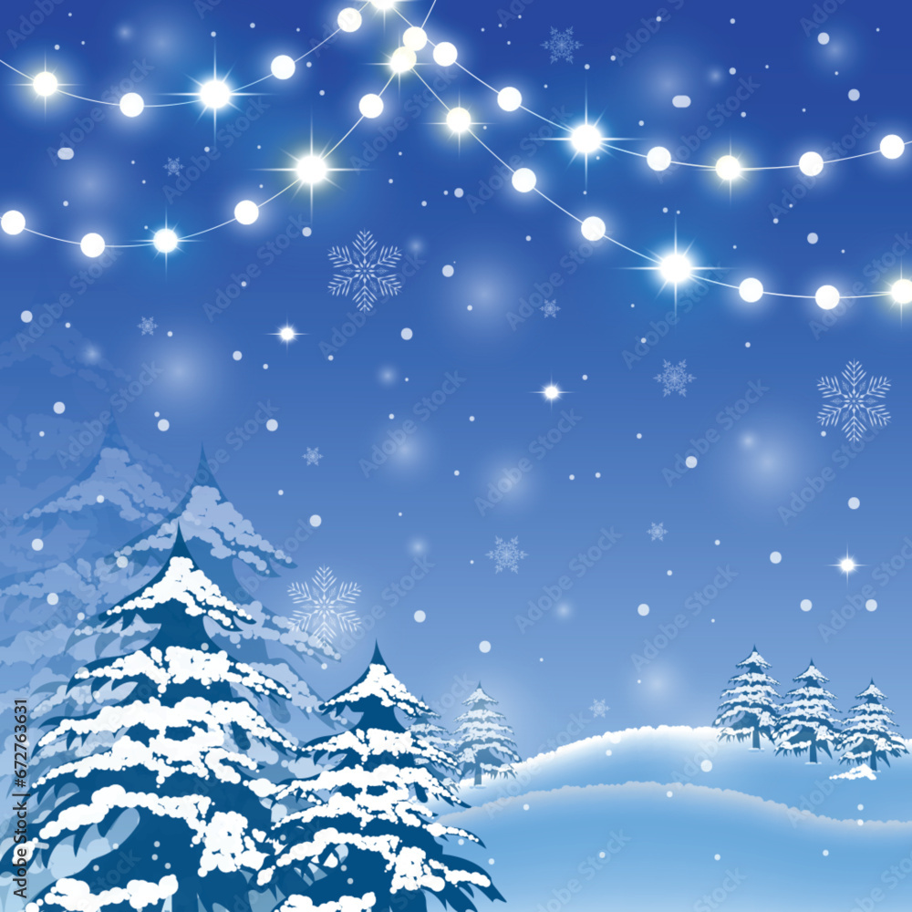 Free vector unfocussed winter light background with snowflakes