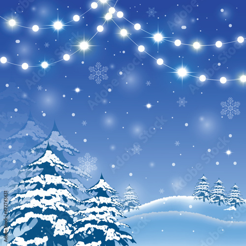 Free vector unfocussed winter light background with snowflakes © Doni
