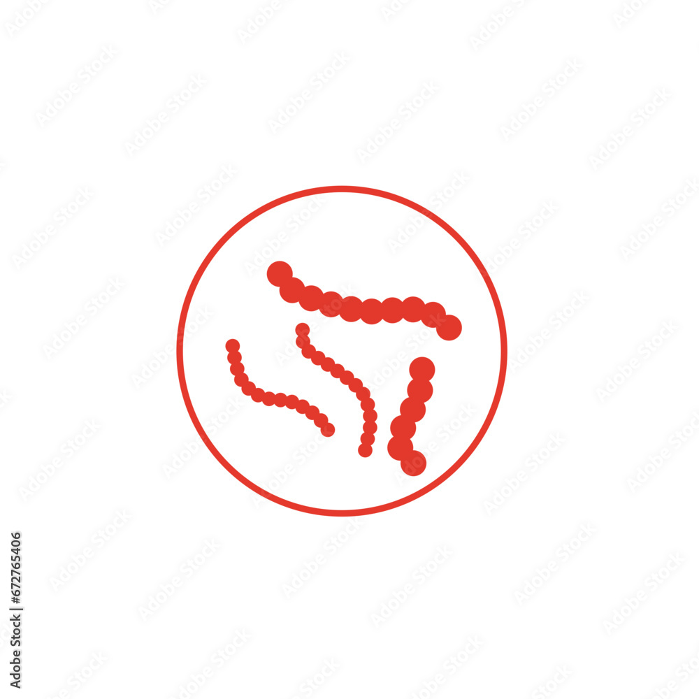 Streptococcus pyogenes illustration Streptococcus pyogenes illustration