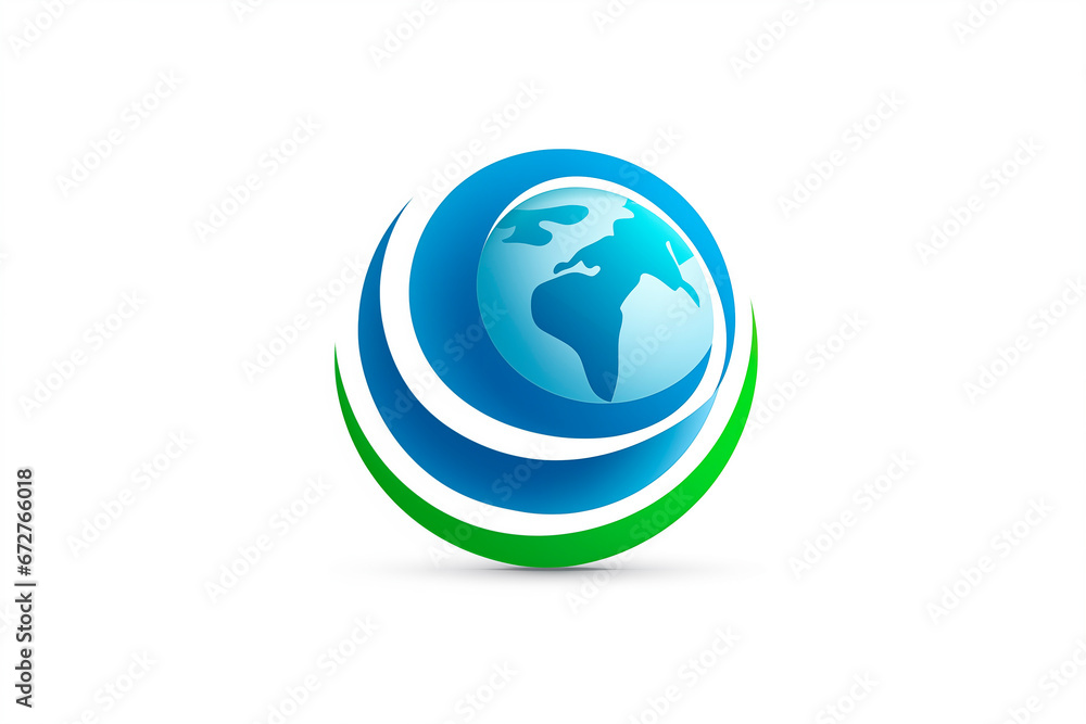 Cartoon planet Earth vector icon on white background Generated AI Cartoon planet Earth vector icon on white background Generated AI