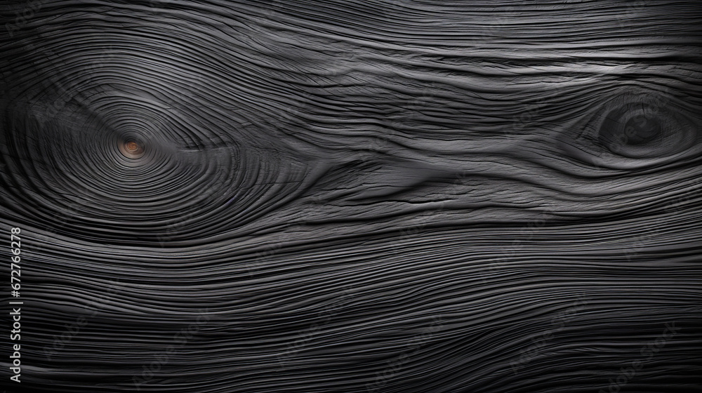 Beautiful black blank textured wood background with space for text or product inscriptions.generative ai
