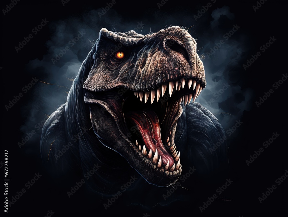 Angry tyrannosaurus head Angry tyrannosaurus head