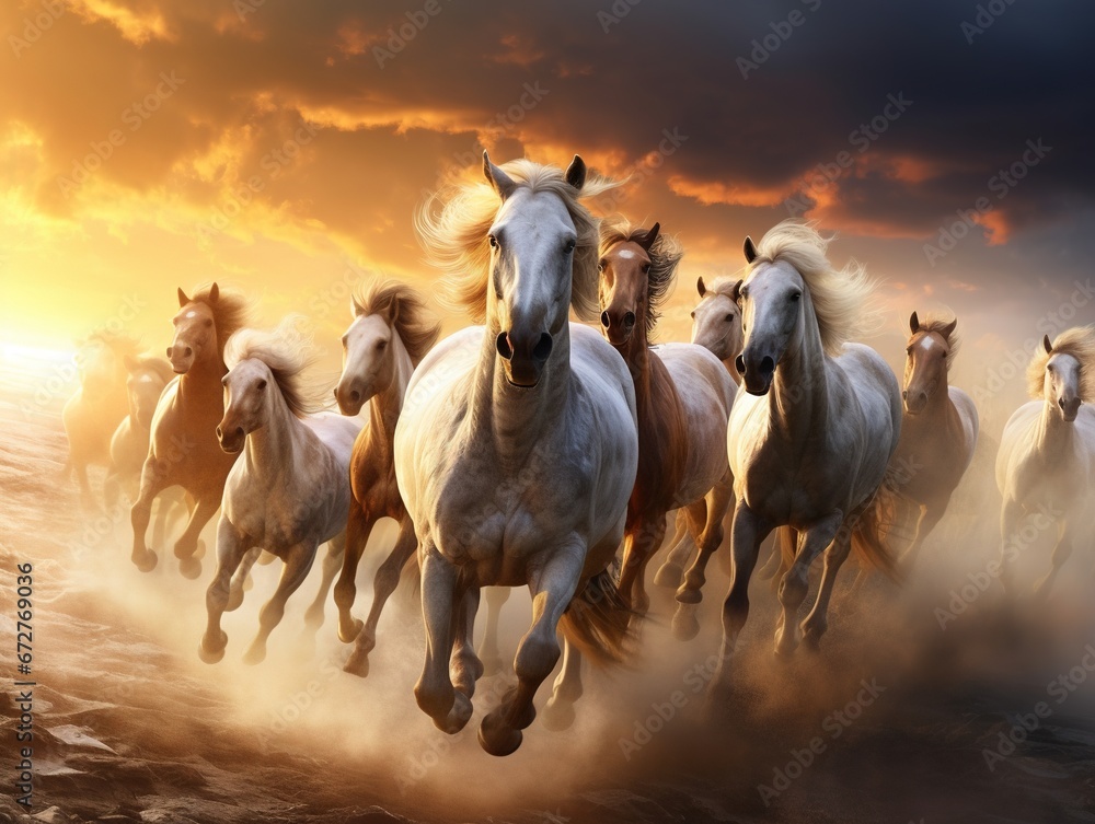 Fototapeta premium of horse
