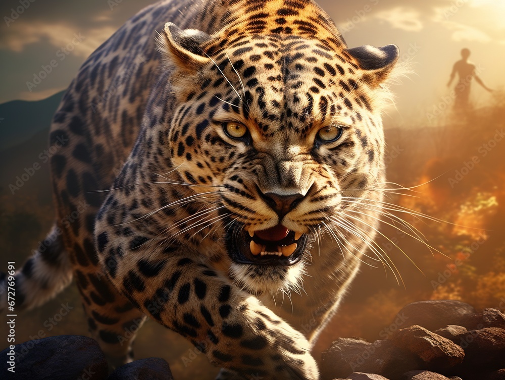 Fototapeta premium Leopard