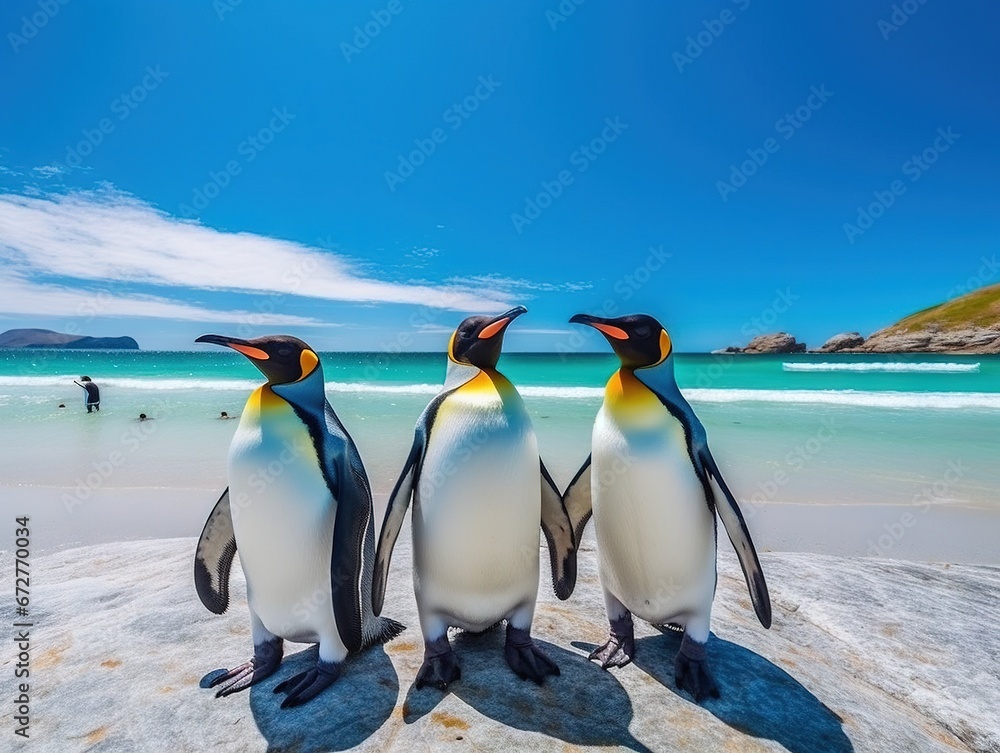 Obraz premium Kings of the Beach