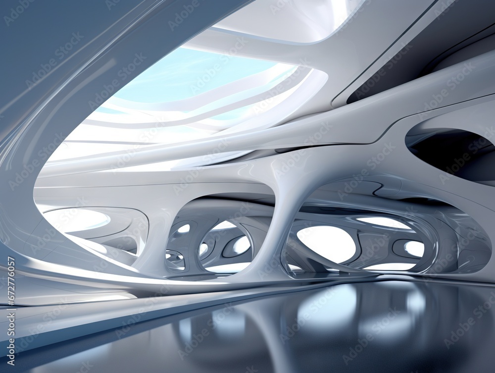 Abstract lines and shapes of modern architecture Abstract lines and shapes of modern architecture