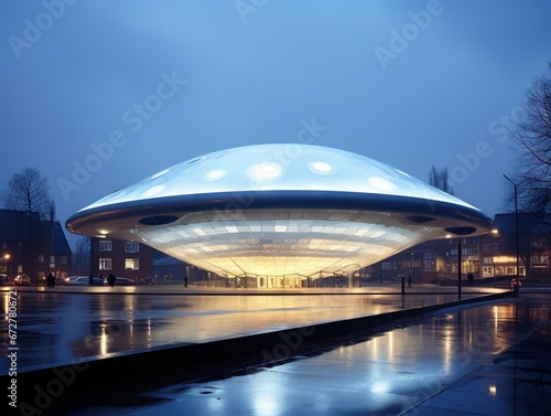 Evoluon a flying saucer-like Dome in Eindhoven photo