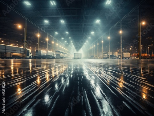 Warehouse at night © Nipon