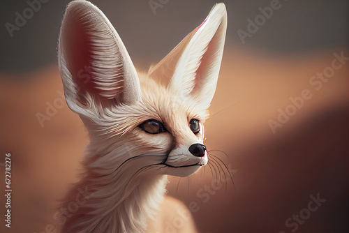 cute fennec fox, Generative Ai