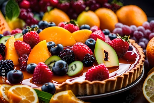 fruit salad with berries