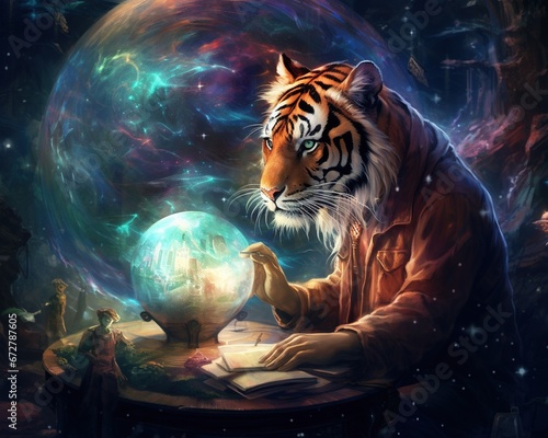 Tiger Quantum astrobiologist seeking extraterrestrial life photo