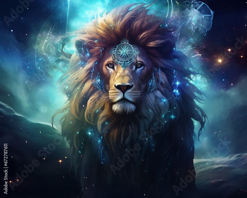 Lion Quantum physicist unraveling the fabric of reality
