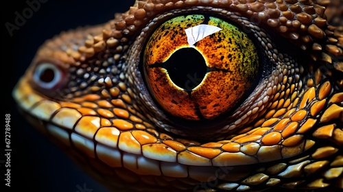 close up of a dragon eye © Muskan