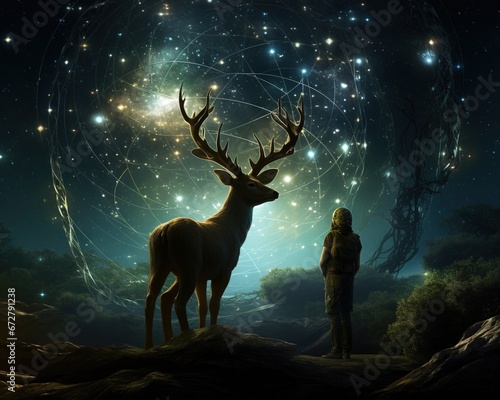 Deer Astrobiologist searching for signs of life