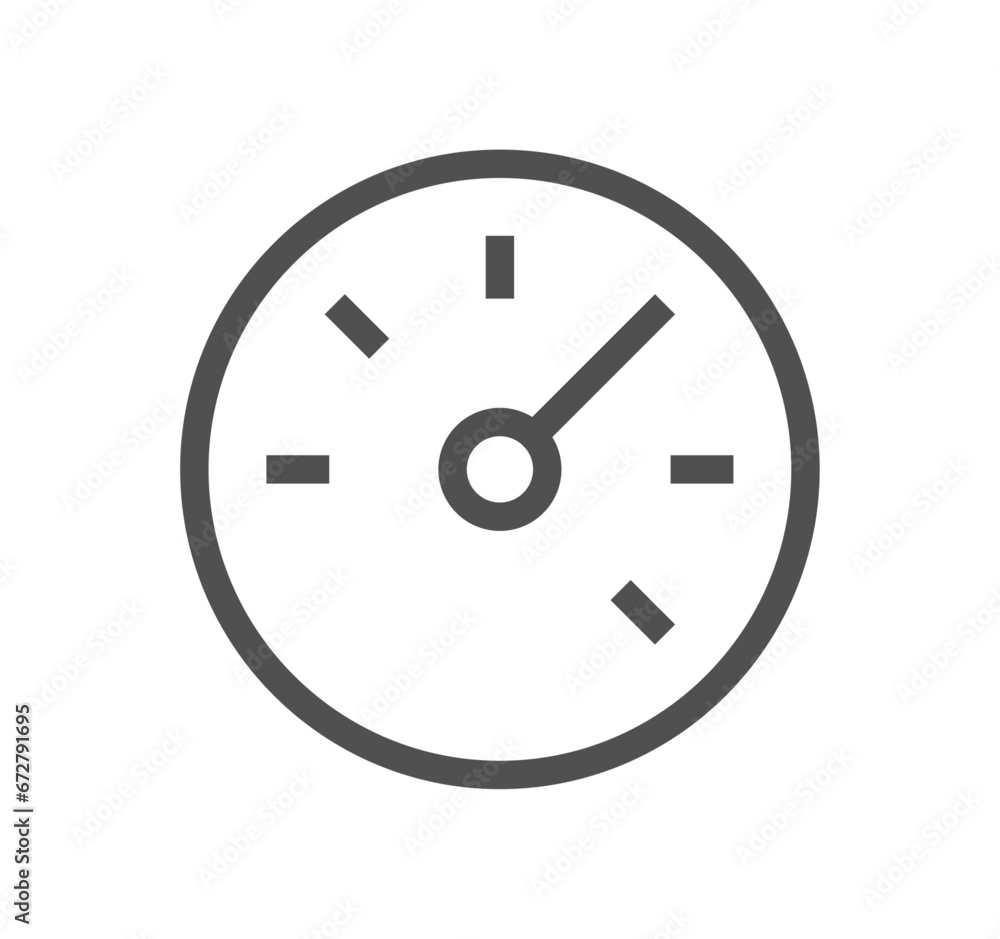 Speedometer related icon outline and linear vector. Speedometer related icon outline and linear vector.