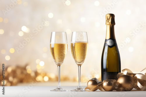 Elegant New Year's Eve Champagne Celebration