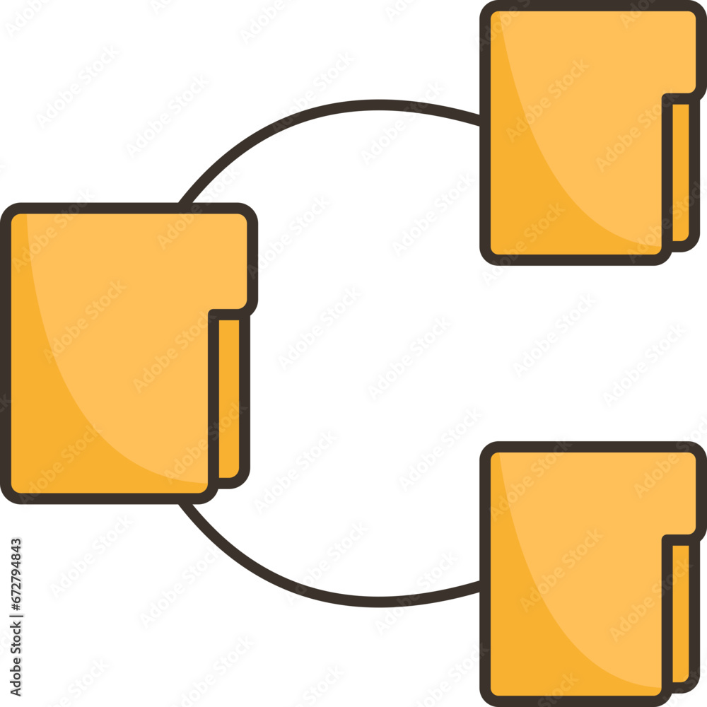 Obraz premium subdirectory icon