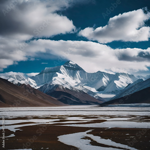 snow mountains in Tibet of China