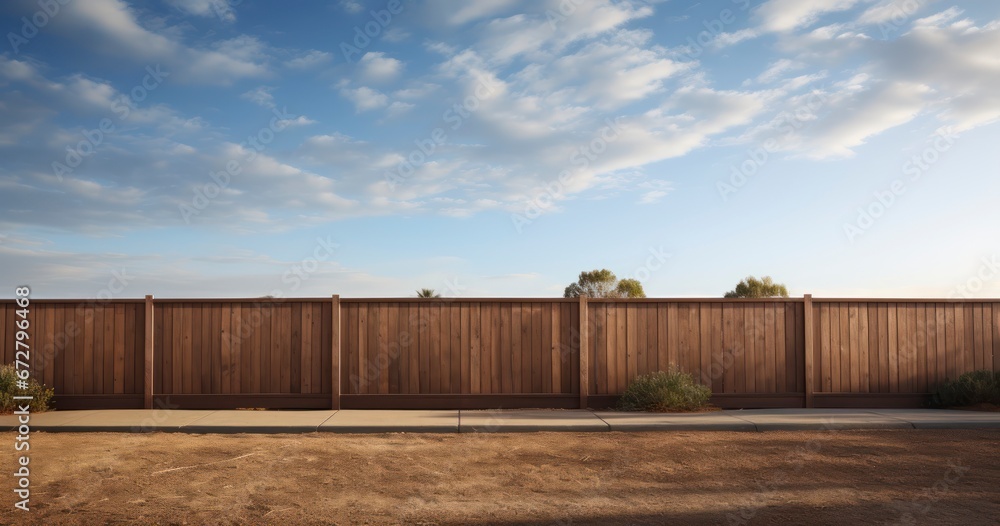 Obraz premium Transformative Designs in Modern Fencing. Generative AI