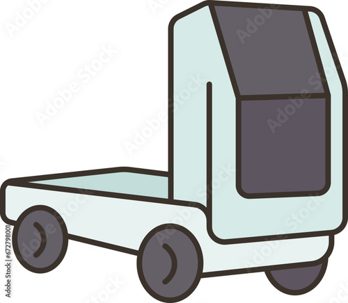 driverless lorries  icon