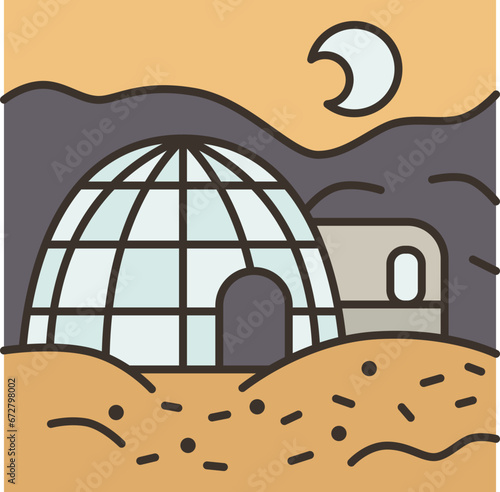 colonisation of other planets  icon