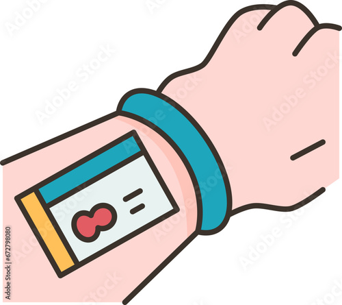 wearable screens  icon