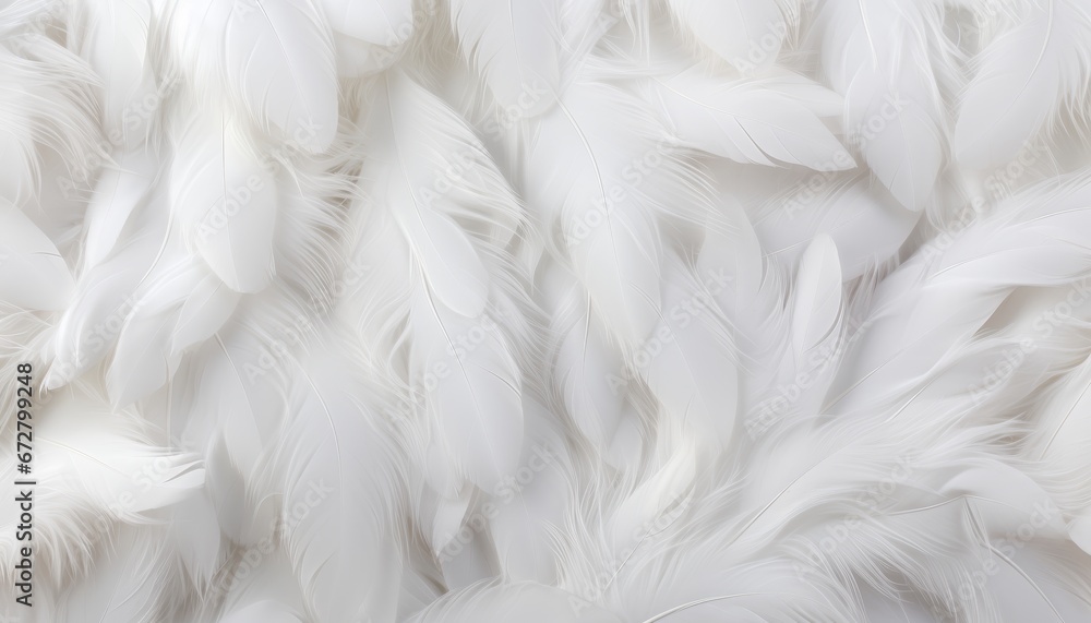 White feather texture background detailed digital art of exquisite large bird feathers White feather texture background detailed digital art of exquisite large bird feathers