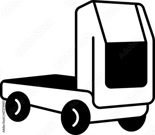 driverless lorries  icon