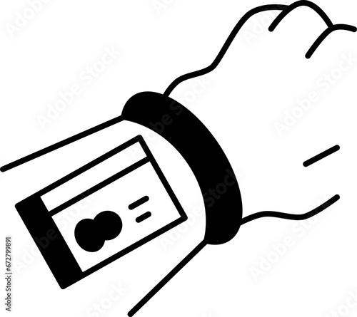 wearable screens  icon