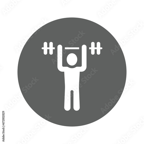Weightlifting Icon.