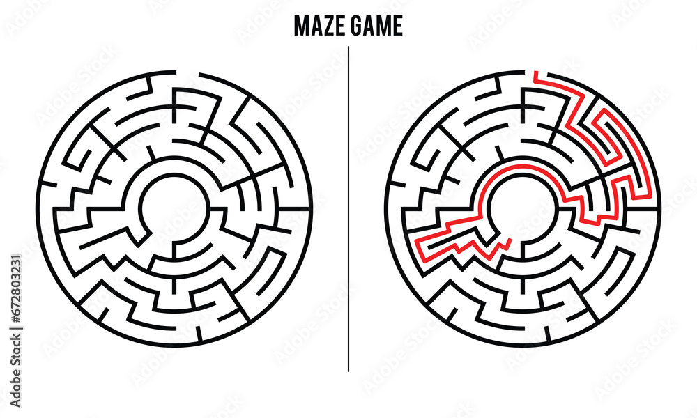 Advanced Circular/Circle Maze Puzzle Game And Solution Advanced Circular/Circle Maze Puzzle Game And Solution