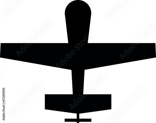 Unmanned Aerial Vehicle sign. Military signs and symbols.