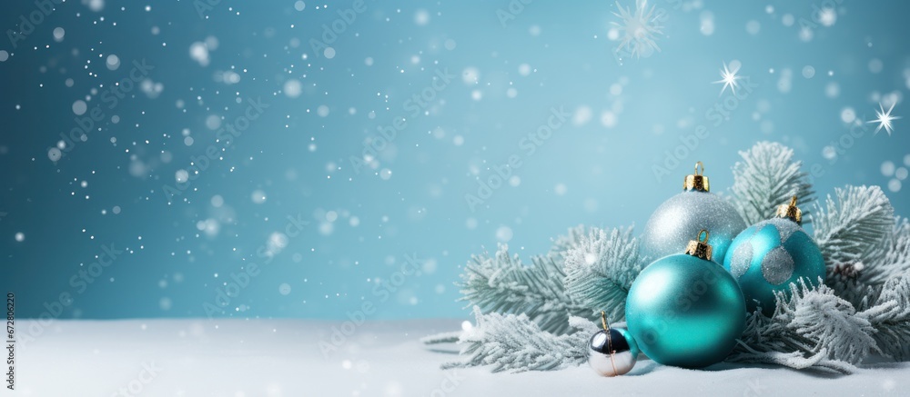 Merry Christmas and Happy New Year banner, Xmas festive decoration. Horizontal Christmas posters, copy space Merry Christmas and Happy New Year banner, Xmas festive decoration. Horizontal Christmas posters, copy space