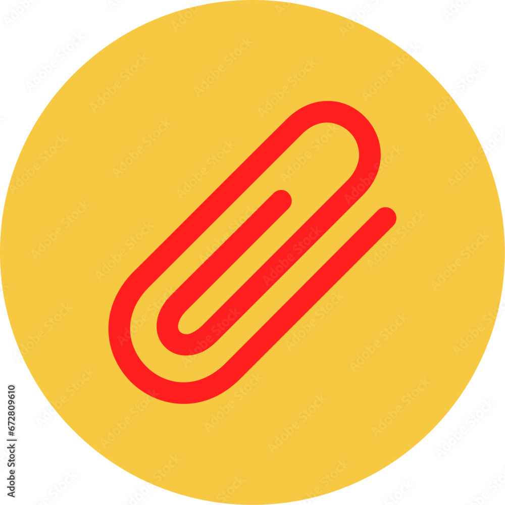 Illustration of paper clip vector illustration Illustration of paper clip vector illustration