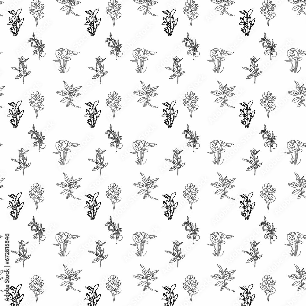 Flowers drawing background decoration design. Flowers drawing background decoration design.