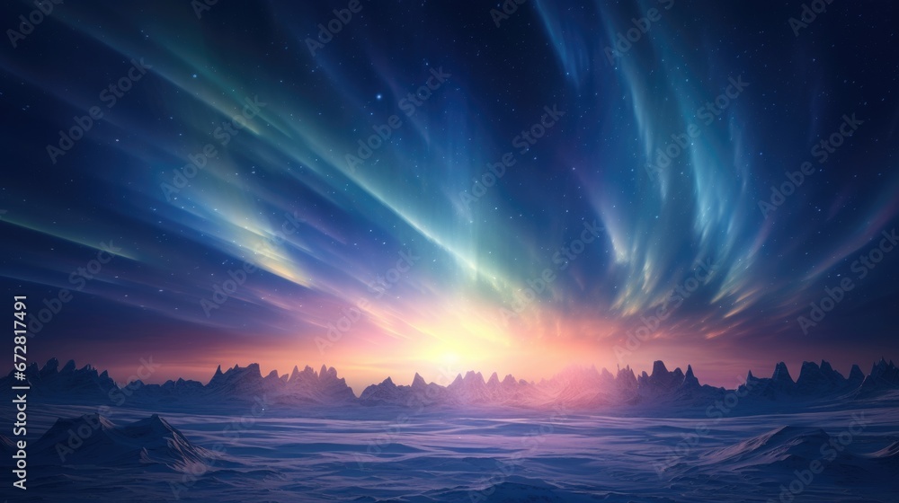 Ethereal arches of polar lights