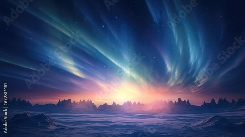 Ethereal arches of polar lights